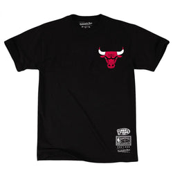 MITCHELL & NESS CHICAGO BULLS RETRO REPEAT T SHIRT