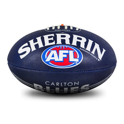 SHERRIN  AFL CLUB SUPPORTER SYNTHETIC FOOTBALL - CARLTON