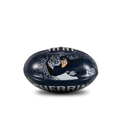 SHERRIN CARLTON PVC 20CM SOFTIE MASCOT FOOTBALL