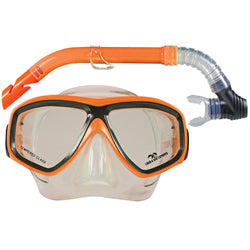 LAND & SEA CLEARWATER SILICONE MASK & SNORKEL  SET