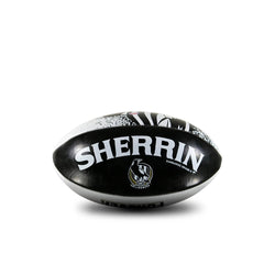 SHERRIN COLLINGWOOD PVC 20CM SOFTIE MASCOT FOOTBALL
