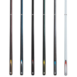 FORMULA POOL CUE COMPOSITE 2 PIECE GRAPHIC  BROWN