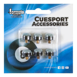 FORMULA CUE TIPS 11M  SCREW TIP 6PK