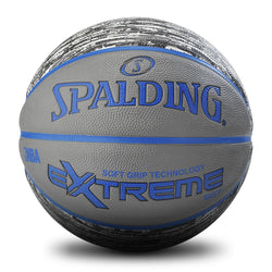 SPALDING EXTREME SOFT GRIP BASKETBALL- GREY ROYAL