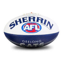 SHERRIN AFL CLUB SUPPORTER SYNTHETIC FOOTBALL - GEELONG