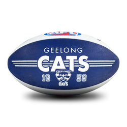 SHERRIN AFL CLUB SUPPORTER SYNTHETIC FOOTBALL - GEELONG