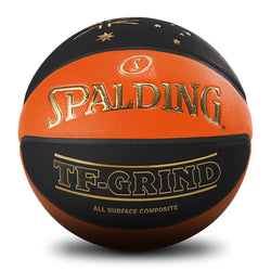SPALDING TF GRIND AUSTRALIA IN/OUT BASKETBALL - AMBER/BLACK