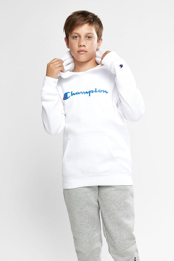 CHAMPION SCRIPT HOODIE KIDS SPORTFIRST GERALDTON