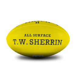 SHERRIN RISING STAR SYNTHETIC FOOTBALL - YELLOW