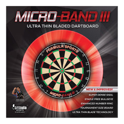FORMULA MICRO-BAND III BLADED DART BOARD