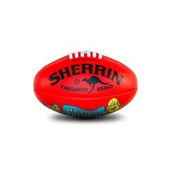 SHERRIN MY FIRST SOFT TOUCH FOOTBALL- RED REPLICA