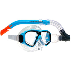 LAND & SEA CLEARWATER SILICONE MASK & SNORKEL SET