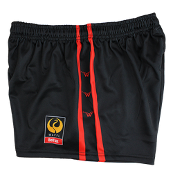 SEKEM FOOTBALL SHORTS MENS WACF SPLICED - BLACK/RED