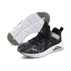 PUMA ENZO AC PS CAMO KIDS RUNNING SHOE