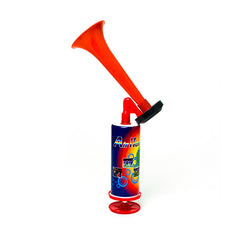 AIR HORN PUMP ACTION SET - BLUE/YELLOW