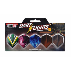 ONE80 SET OF 5 STANDARD DART FLIGHTS