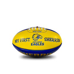 SHERRIN MY FIRST SOFT TOUCH FOOTBALL  WEST COAST EAGLES