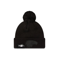 NEW ERA WEST COAST EAGLES CUFF BEANIE BLACK ON BLACK