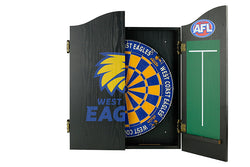 WEST COAST EAGLES DART CABINET & BOARD SET AFL