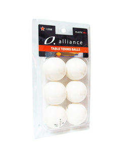 ALLIANCE TABLE TENNIS BALLS 40+ ABS - 1 STAR - SPORTFIRST GERALDTON