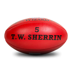 SHERRIN WIZARD LEATHER FOOTBALL