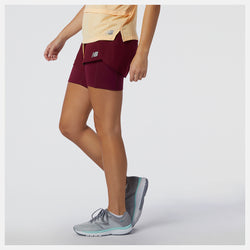 NEW BALANCE PRINTED IMPACT RUN 2 IN 1 SHOHRTS