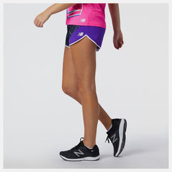 NEW BALANCE PRINTED FAST FLIGHT SPLIT WOMENS RUNNING SHORTS